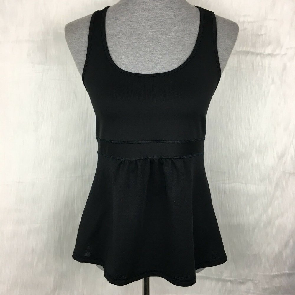 Z BY ZELLA BLACK RACERBACK TANK TOP